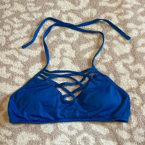 Blue Bikini Top